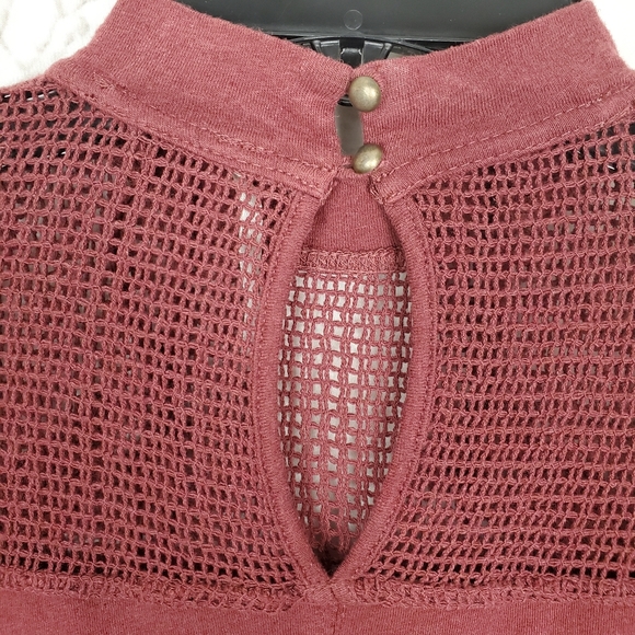 FREE PEOPLE Primrose Tee Blouse Top Floral Sienna - Picture 10 of 14